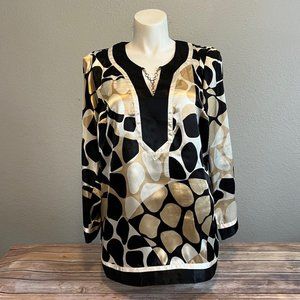 Lane Bryant Blouse w/ Jewelry Detail